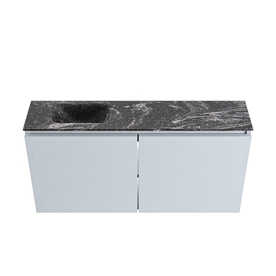 MONDIAZ TURE-DLUX 100cm meuble WC Clay. EDEN lavabo Lava position gauche. Avec 1 trou de robinet.
