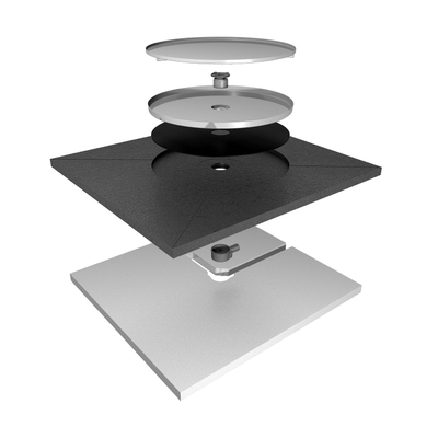 Easy Drain Caniveau de douche 120x110 cm DOT 65,8 cm rond Inox