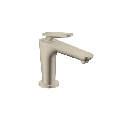 Hansgrohe Axor citterio c 1-gats toiletkraan - 90 - coolstart - met push-open - afvoerplug - voorsprong 12.8cm - nikkel (zwart)