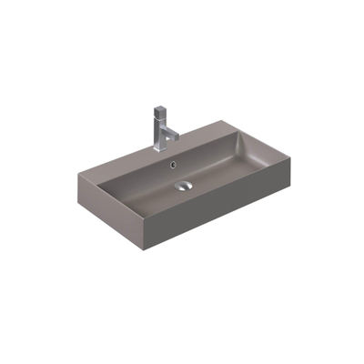 Thebalux Aura, 80cm, lavabo 1x trou de robinet, céramique