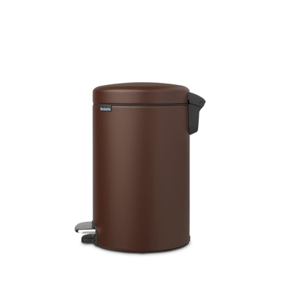 Brabantia NewIcon Pedaalemmer - 12 liter - kunststof binnenemmer - mineral cosy brown