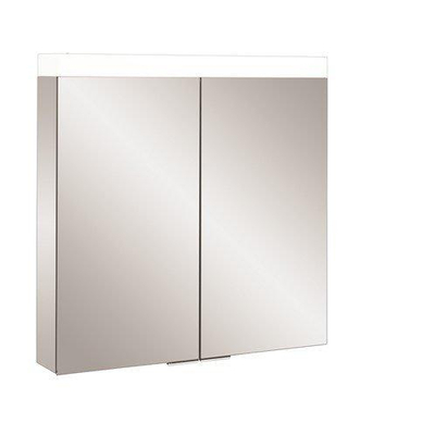 Miroir Armoire Crosswater Image - 70x70cm - IP44 - éclairage à LED - porte à gauche ou à droite