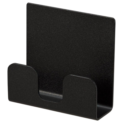 Haceka Redefine Patère - double - autocollante - noir mat