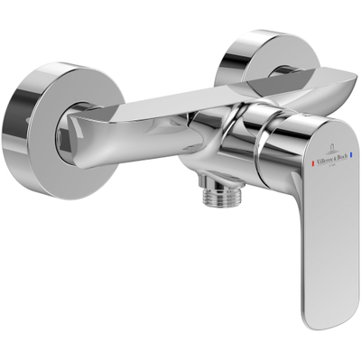 Villeroy & Boch O.novo Eengreeps douchekraan - hoogglans chroom