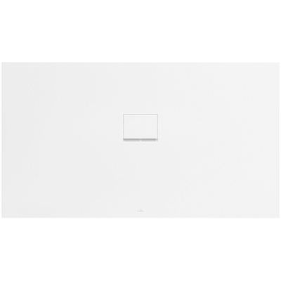 Villeroy & Boch Squaro infinity kunststof douchebak quaryl rechthoekig - 160x90x4cm - Stone White (mat wit)