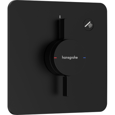 Hansgrohe DuoTurn Q Inbouw mengkraan - voor 1 functie - mat zwart