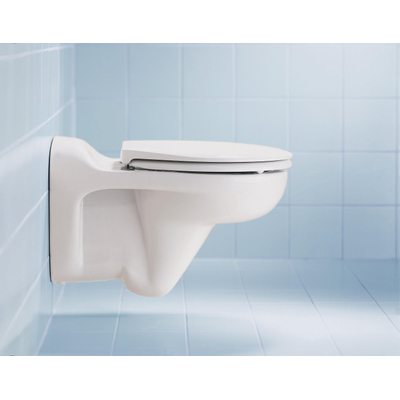 Duravit Duraplus WC-zitting - 38.2x32.6x5cm - kunststof - wit glanzend