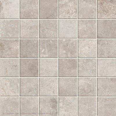 Terravito Sigillo carrelage mosaïque - 29.6x29.6cm - 8mm - rectifié - effet béton - blanc
