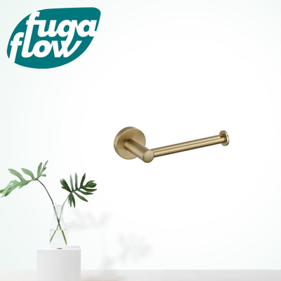 FugaFlow Eccelente Sobrado Réserve papier toilette rond Or brossé