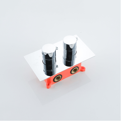 Fortifura Calvi Thermostatische Inbouwkraan - inclusief inbouwdeel - verchroomd chroom