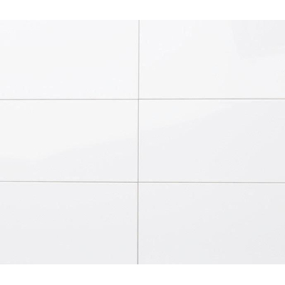 Jabo Carrelages mural blanc 25x40cm céramique blanc