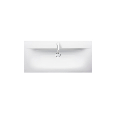 Duravit Viu Meubelwastafel - 103x49cm - met kraangat - met overloop - wit
