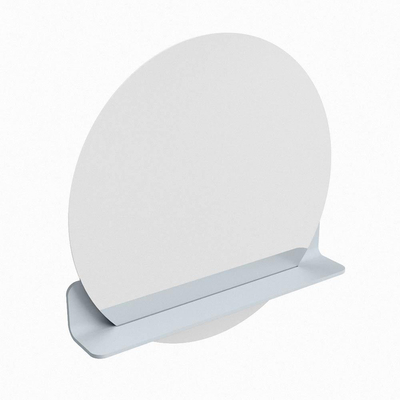Mondiaz SPOT spiegel – Ø70 cm – met planchet – Clay (bruin)