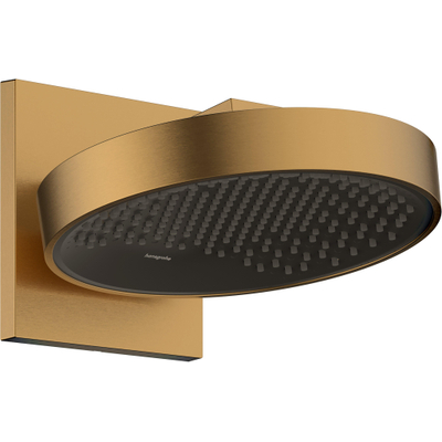 Hansgrohe Rainfinity douche de tête - 25cm - 1 jet - avec bras de douche - brushed bronze