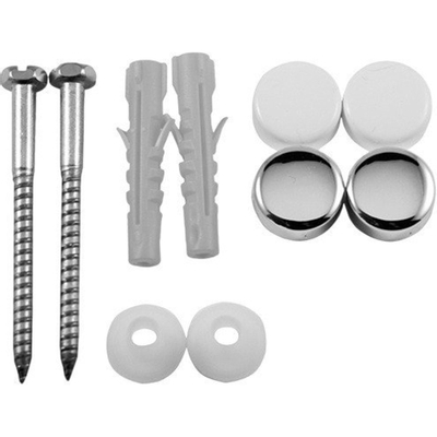 Duravit Divers bevestigingsset - voor bidet/urinoir/closet/sifonkap - hoogglans chroom