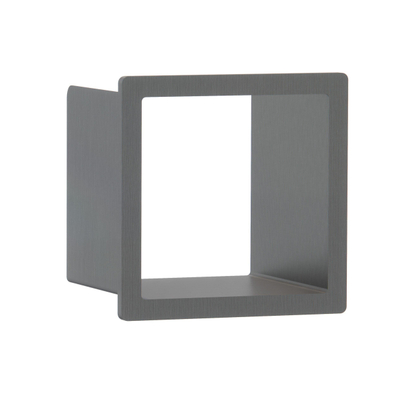 Fortifura Calvi Inbouw Reserve toiletrolhouder - PVD - geborsteld gunmetal (antraciet)