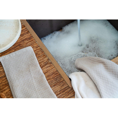 Wellmark CA 28x28cm chiffon vaisselle - 2 pièces - waffle beige