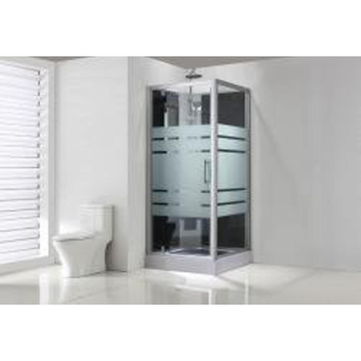 Xellanz Thermo cabine de douche complète 90x90x228 alu verre 5mm