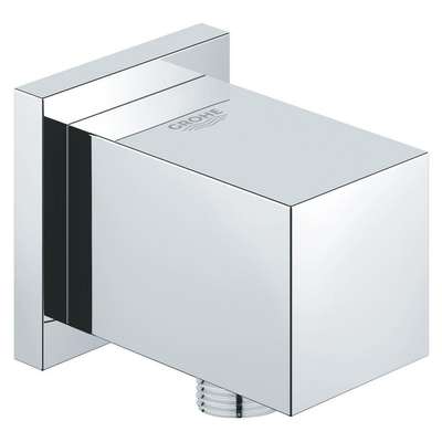 GROHE Euphoria Cube Coude mural filetage extérieur sécurité contre retour d'eau chrome