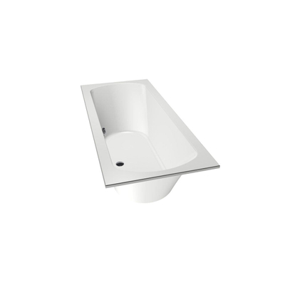 Xenz Lagoon Duobad - 170x75x53 - afvoer Midden - acryl - wit