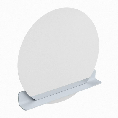 Mondiaz SPOT Miroir de salle de bain - rond 90cm - plan de miroir - couleur Argile