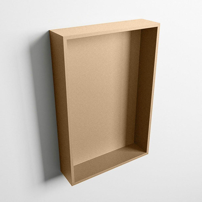 MONDIAZ EASY Nis - 44.5x29.5cm - geschikt voor in- of opbouw - 1 vak - kleur Oro | Oro