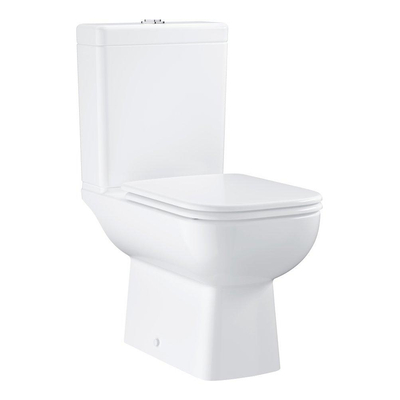 Grohe Start Edge WC Pack - duoblokpot diepspoel - rimless - inclusief reservoir met inlaat onderzijde - 38.4x66.8x82.5cm - closetzitting met softclose en quick release - wit
