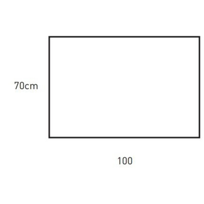 Adema Vygo spiegel 100x70cm 4mm inclusief bevestingsmateriaal OUTLETSTORE