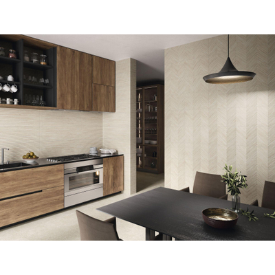 ÉCHANTILLON Terravito Brisano carreau mural - 30x90cm - 10.5mm - Rectangle - rectifié - Aspect bois - Beige clair Mat