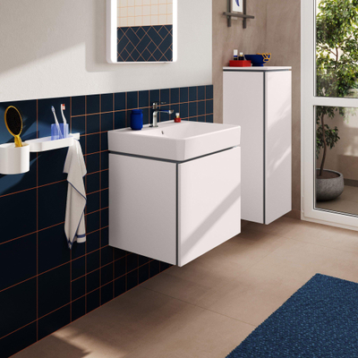Hansgrohe Xilesa E Meuble sous-lavabo - 58x47cm - 1 tiroir - blanc mat