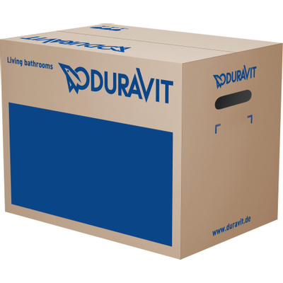 Duravit D-code Wandclosetpack - met wandcloset - diepspoel - 35.5x54.5cm - met closetzitting - wit