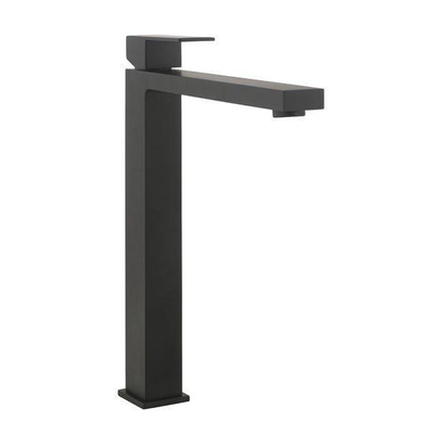 Crosswater Verge mitigeur de lavabo surélevé noir mat