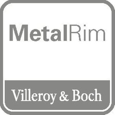 Villeroy & Boch Architectura Metalrim kunststof douchebak acryl rechthoekig 100x80x4.8cm mat wit