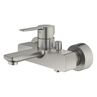 Grohe Lineare New Badkraan - met omstel - met koppelingen - Supersteel (RVS)