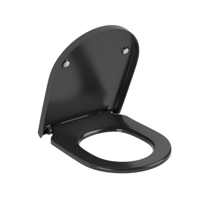 Villeroy & Boch Subway 3.0 abattant WC m/quickrel. m/softclose noir pur