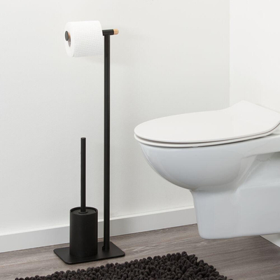 Sealskin Brix Toiletbutler Metaal/Hout Zwart