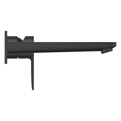 GROHE Lineare New wastafelkraan - l-size - wand - 2 kraangaten - mat zwart