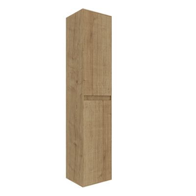 Saniclass Holz Atelier Armoire haute - 180x38x38cm - 2 portes - Chêne naturel