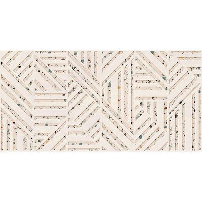Prissmacer Cerámica Gobi Carrelage Terrazzo - 60x120cm - rectifié - Nude mat