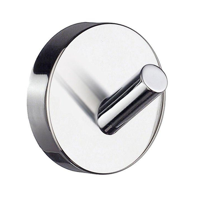 Smedbo Home Porte-serviettes - 4.8x4.2cm - autocollant / perçage - Laiton massif Chrome