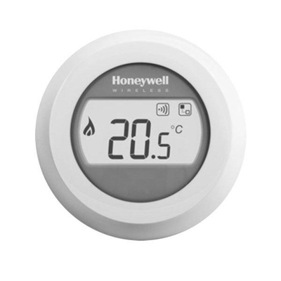 Honeywell Round Connected kamerthermostaat draadloos 24V Round Connected Wireless On/Off wit