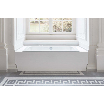 Bette One baignoire en tôle d"acier rectangulaire 170x70x42cm blanc mat