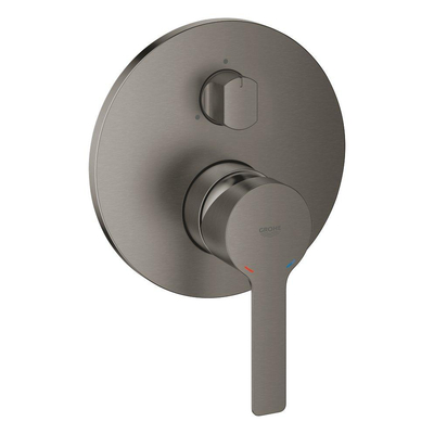 Grohe Lineare Afbouwdeel - voor inbouw mengkraan - 3 functies omstelling - brushed hard graphite (antraciet)