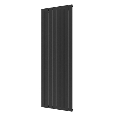 Plieger Cavallino Retto radiateur design vertical simple raccord central 1800x602mm 1205W noir graphite (black graphite)