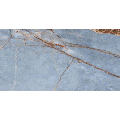 ÉCHANTILLON Ceralto Alabro Vein carreau de sol et de mur 60X120cm rectifié Azure Brillant