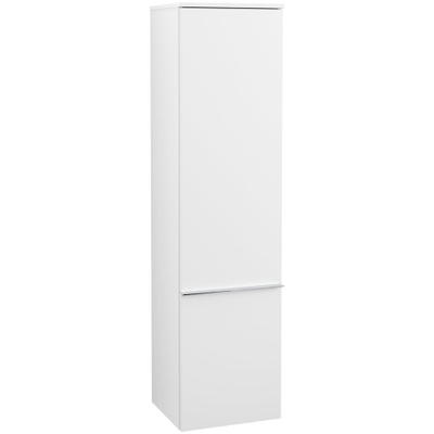 Villeroy & Boch venticello hoge kast - 40.4x37.2x154cm deur links - mat wit