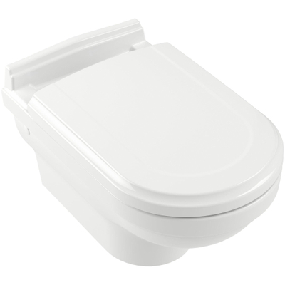 Villeroy & Boch Hommage wandcloset - 60cm - met spoelrand - diepspoel CeramicPlus - White Alpine (glans wit)