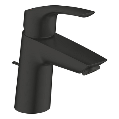 GROHE Eurosmart wastafelkraan - s-size - met waste - mat zwart