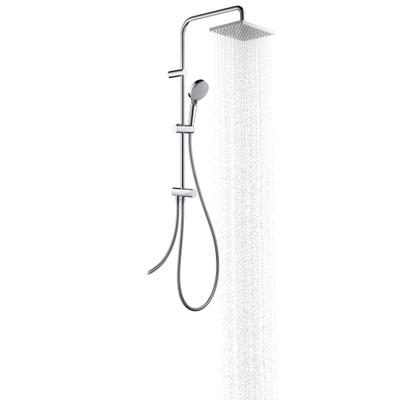 Hansgrohe Vernis Shape - showerpipe - zonder thermostaat - hoogglans chroom