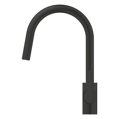 Grohe Get Keukenmengkraan - uittrekbare dubbele straal - matte black (mat zwart)